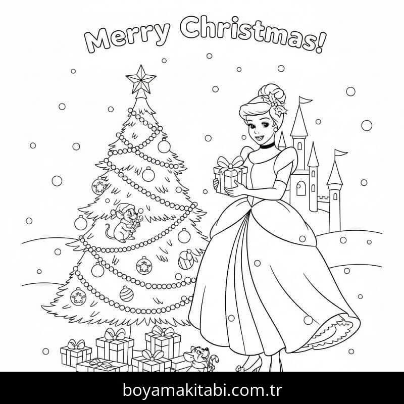 Disney Noel boyama sayfası – yaratıcılık, eğlenceli etkinlik