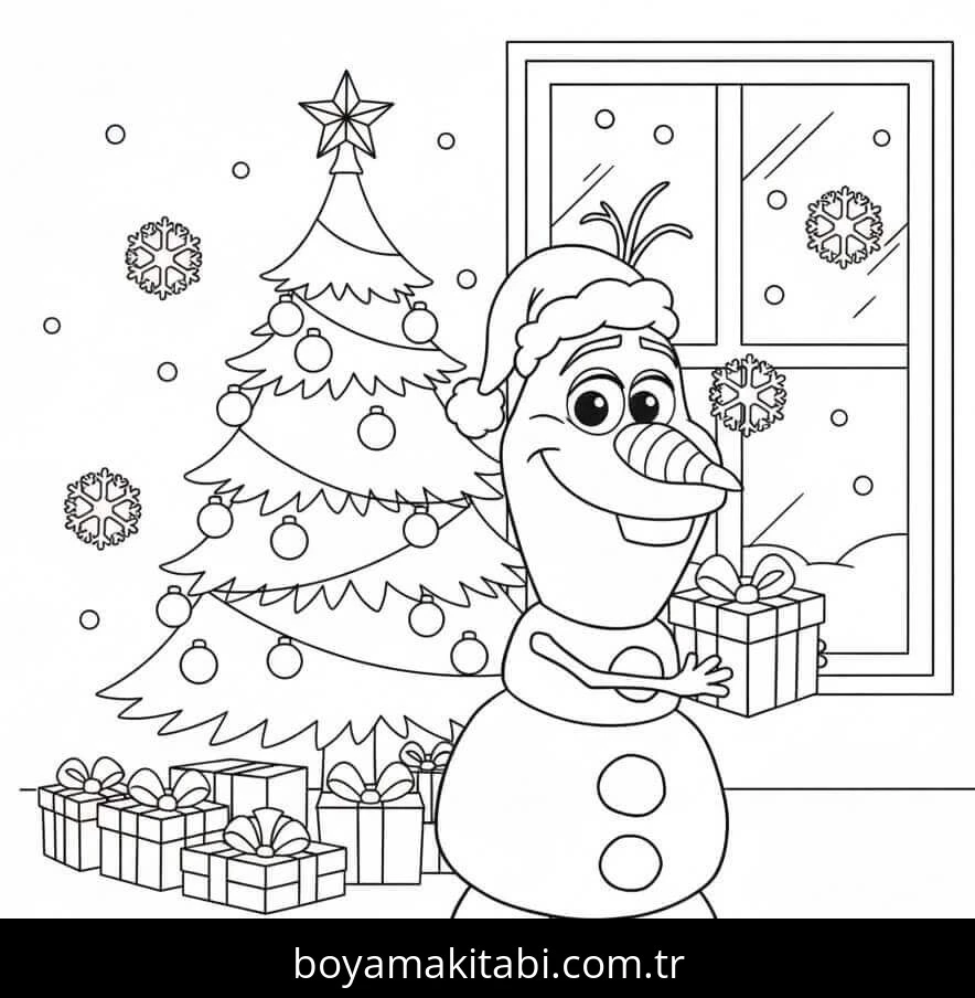 Disney Noel boyama sayfası – ücretsiz yazdır, boyama etkinliği