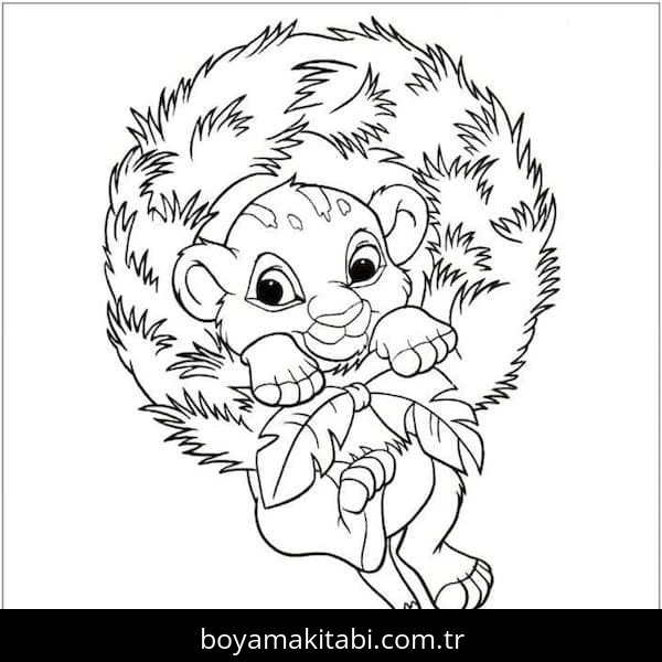 Disney Noel boyama sayfası – eğlenceli etkinlik, el becerilerini geliştirir