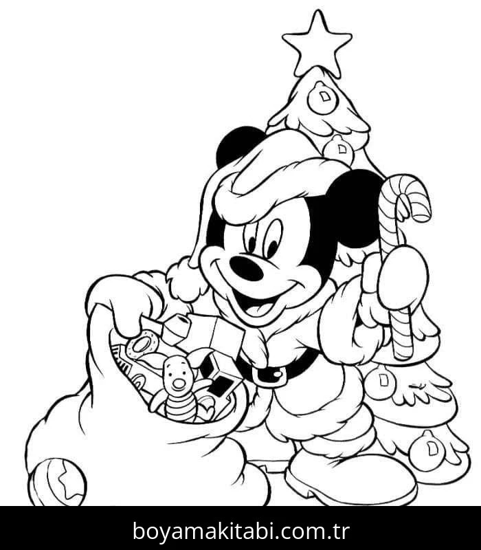 Disney Noel boyama sayfası – eğitici aktivite, yaratıcılık