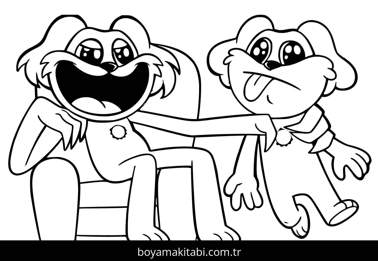 Dogday boyama sayfası – boyama çalışması, yaratıcılığı geliştirir