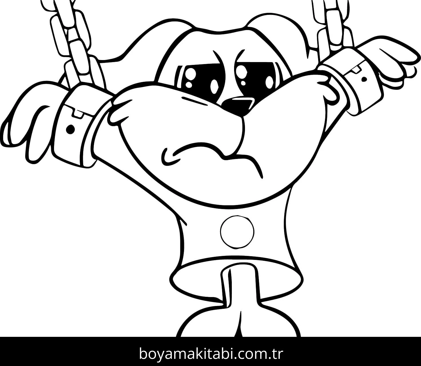 Dogday boyama sayfası – çocuklar için, çizgi film temalı