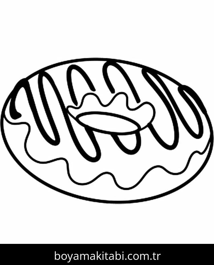 Donut boyama sayfası #64 – sanatsal çalışma, aile ile vakit geçirme