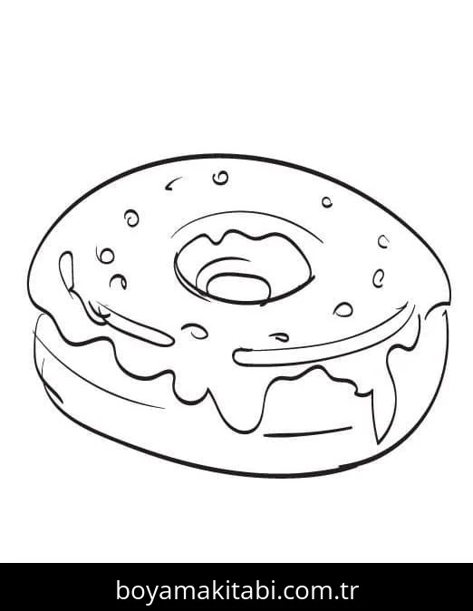 Donut boyama sayfası #80 – ekran süresine alternatif, çocuklarla kaliteli zaman