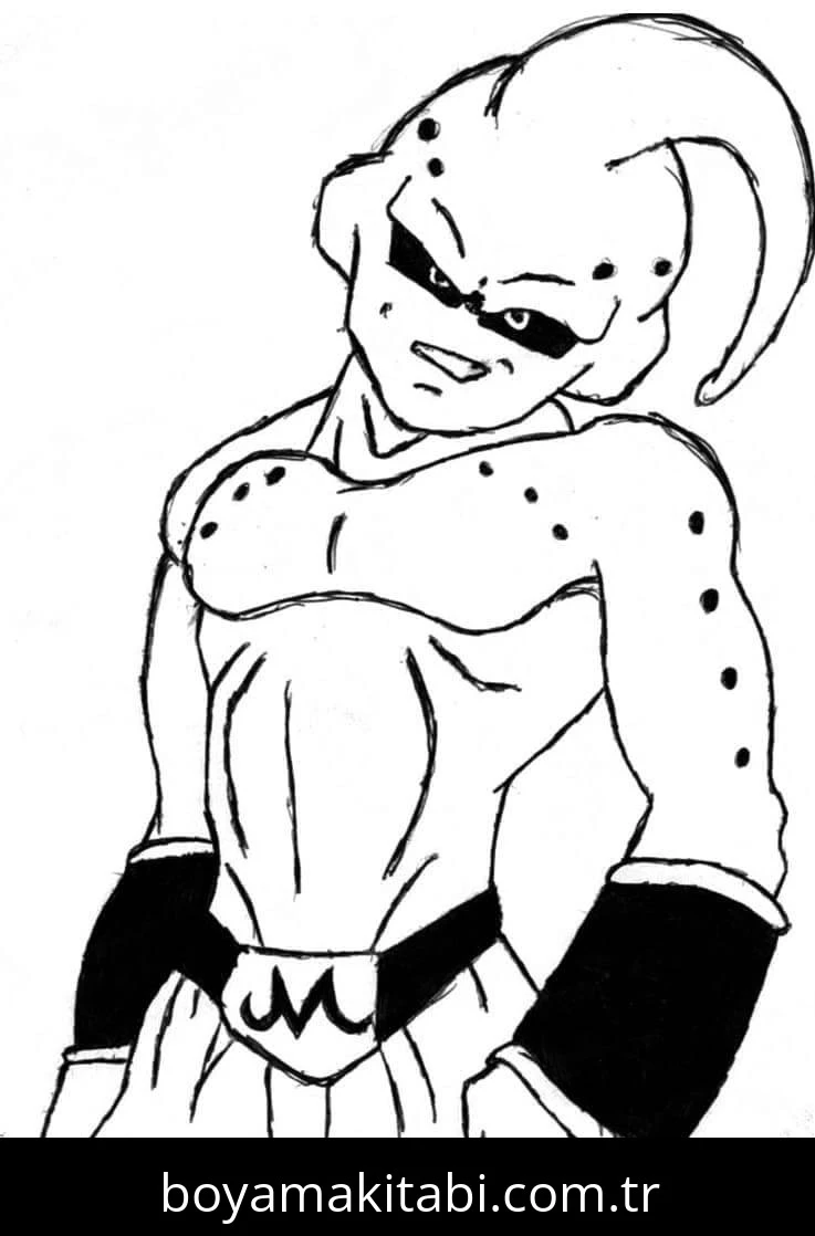 Dragon Ball Z boyama sayfası – evde etkinlik, ücretsiz yazdır