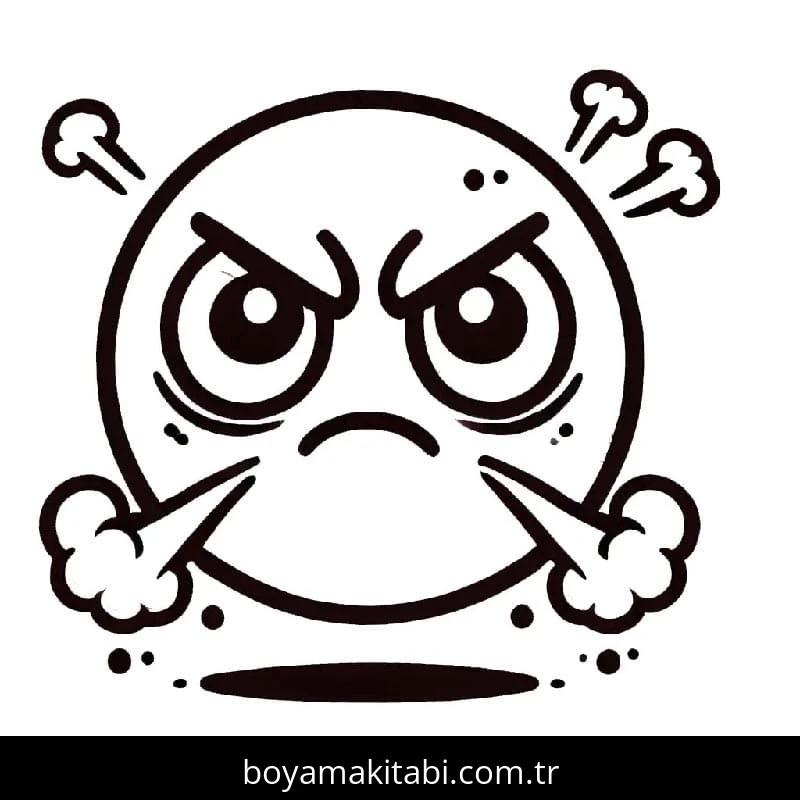 Emoji boyama sayfası – evde etkinlik, ücretsiz yazdır