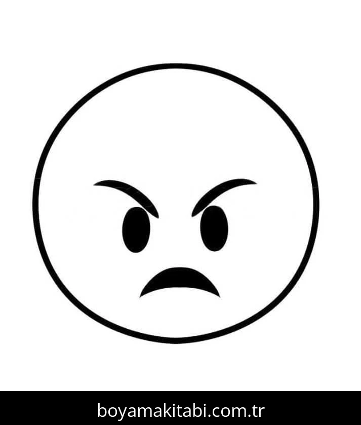 Emoji boyama sayfası – okul öncesi, evde etkinlik