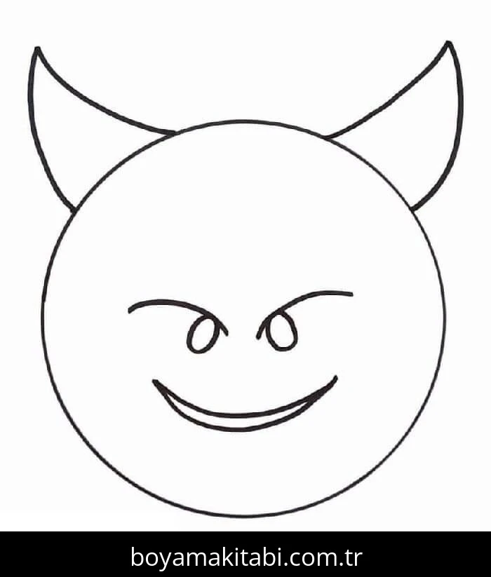 Emoji boyama sayfası – eğitici aktivite, yaratıcılık