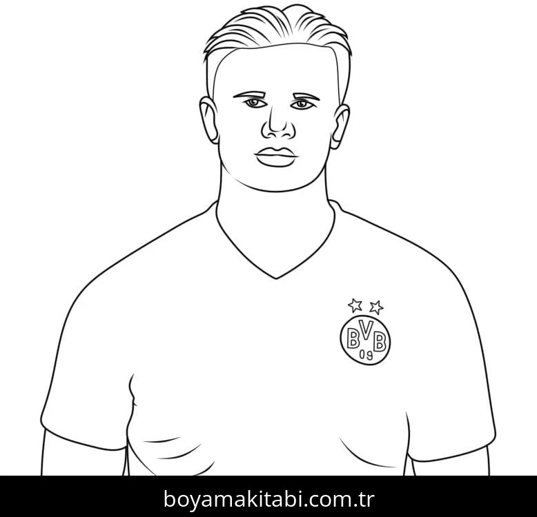 Erling Haaland Boyama