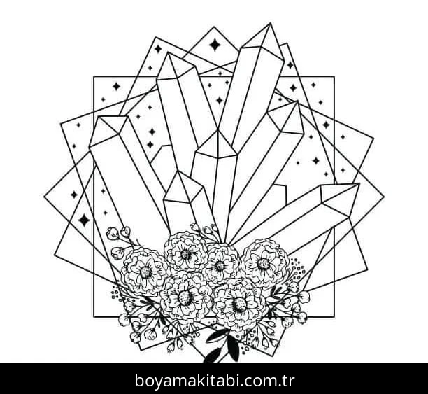 Estetik boyama sayfası – çocuklar için, çizgi film temalı