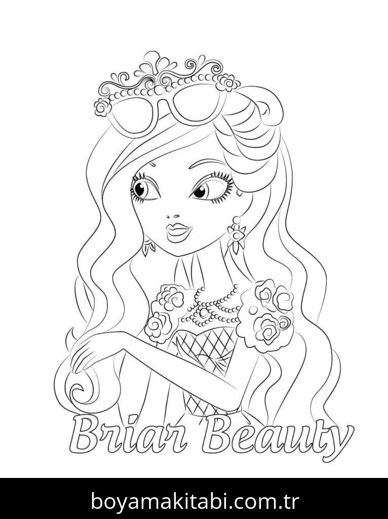 Ever After High boyama sayfası – yaratıcılık, eğlenceli etkinlik