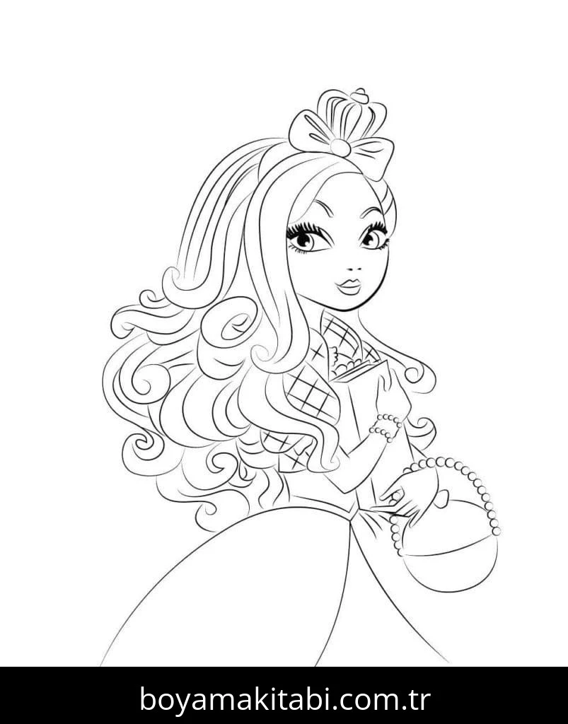 Ever After High boyama sayfası – yaratıcılık, eğlenceli etkinlik
