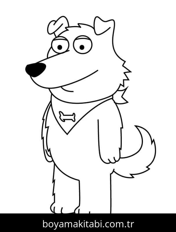 Family Guy boyama sayfası – boyama etkinliği, çocuk aktivitesi