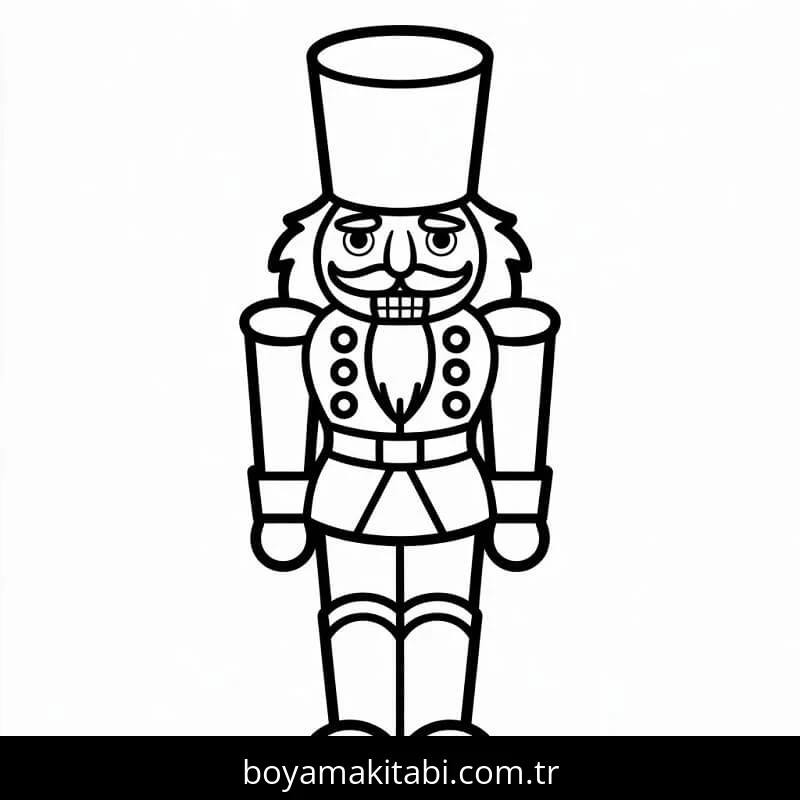Fındıkkıran boyama sayfası #69 – keyifli zaman, renkli çizimler