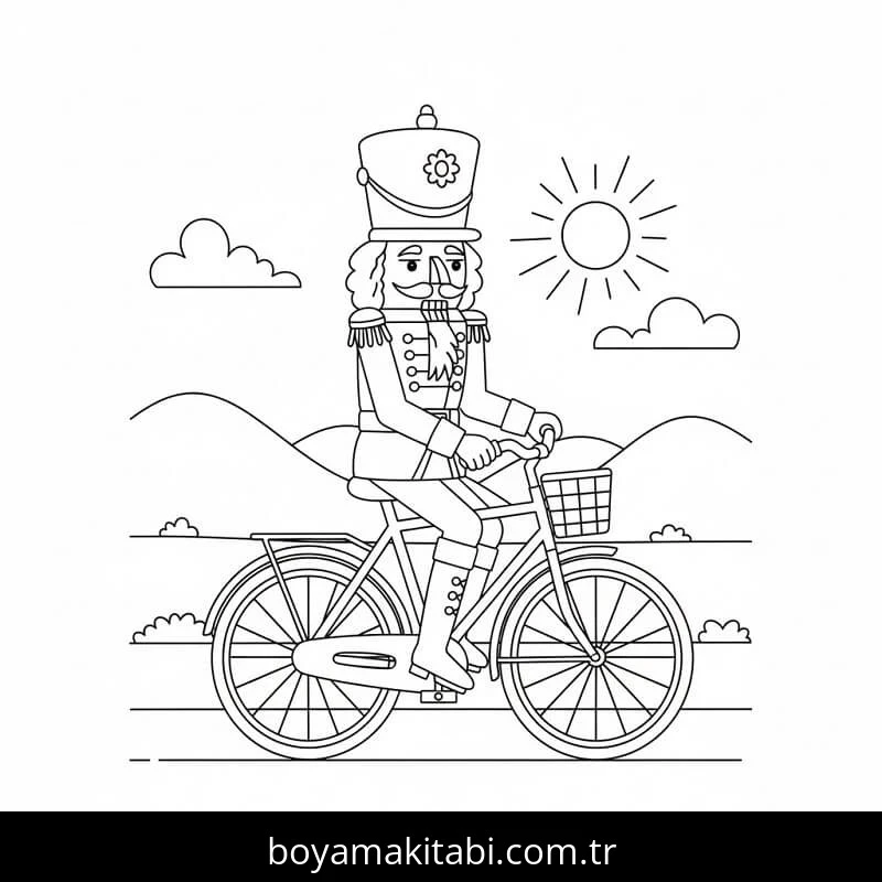 Fındıkkıran boyama sayfası #70 – evde etkinlik, anaokulu etkinliği