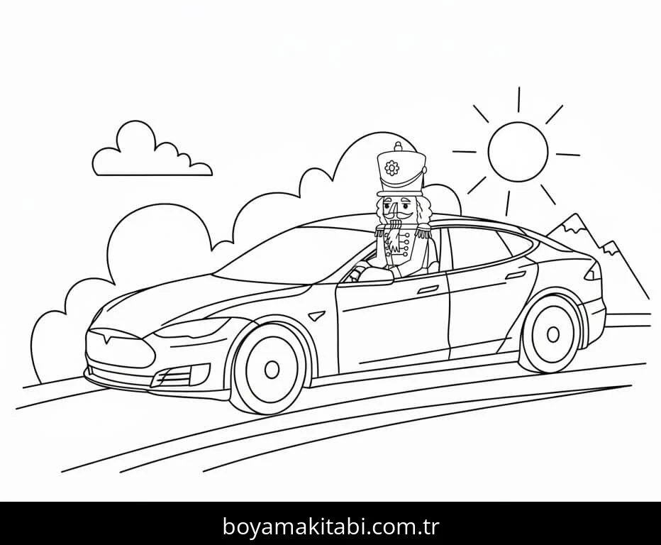 Fındıkkıran boyama sayfası #71 – çocuk aktivitesi, ilkokul öğrencileri için