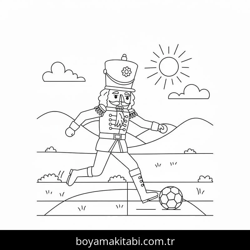 Fındıkkıran boyama sayfası #72 – sanatsal çalışma, aile ile vakit geçirme
