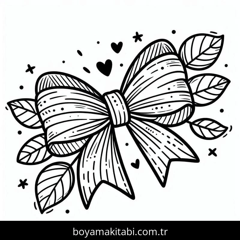 Fiyonk boyama sayfası – basit çizim, kolay boyama