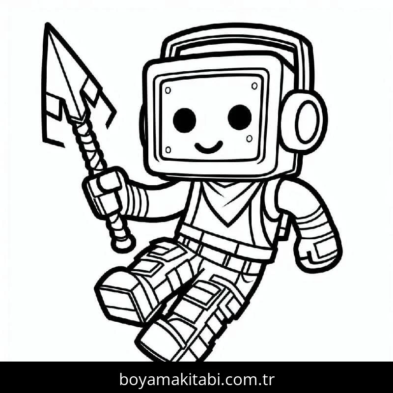 Fortnite boyama sayfası – evde etkinlik, ücretsiz yazdır