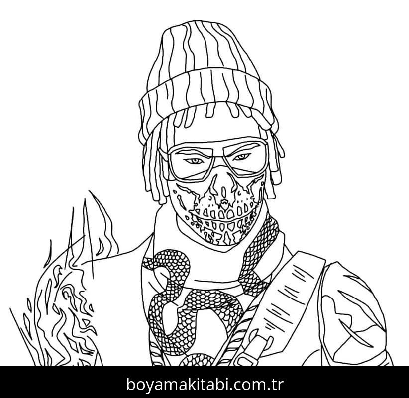 Free Fire boyama sayfası – yaratıcılık, eğlenceli etkinlik