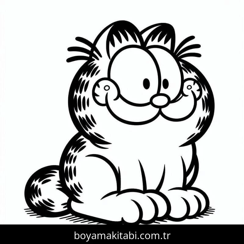 Garfield boyama sayfası #78 – ücretsiz yazdır, boyama etkinliği