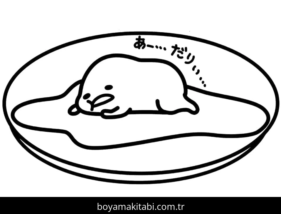 Gudetama Boyama