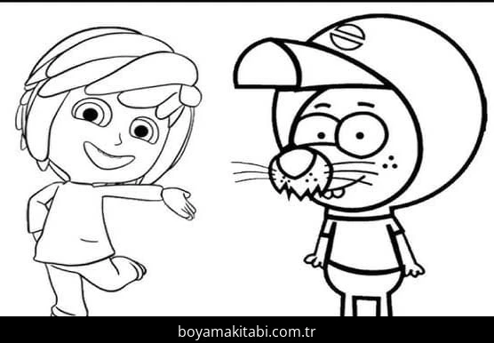 Hapsuu boyama sayfası – sanatsal çalışma, çocuklar için