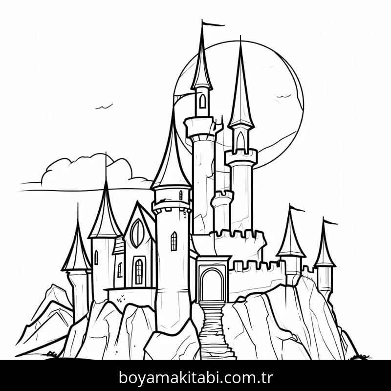 Harry Potter boyama sayfası – boyama etkinliği, çocuk aktivitesi