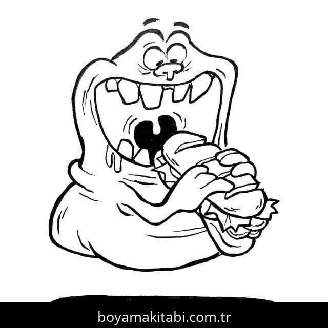 Hayalet Avcıları boyama sayfası – eğitici aktivite, yaratıcılık