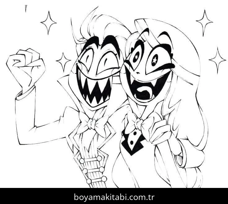 Hazbin Hotel Boyama