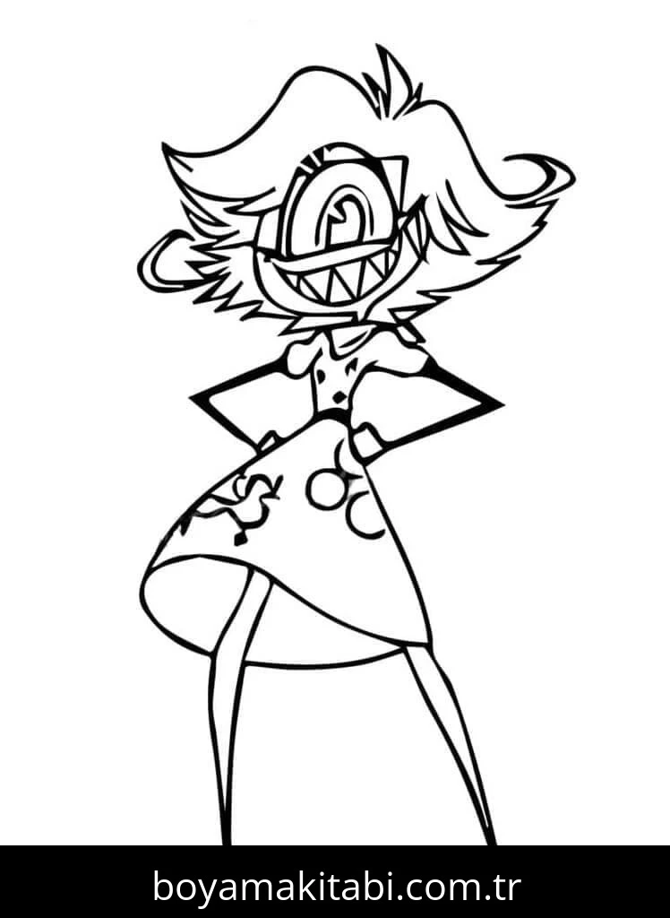 Hazbin Hotel Boyama