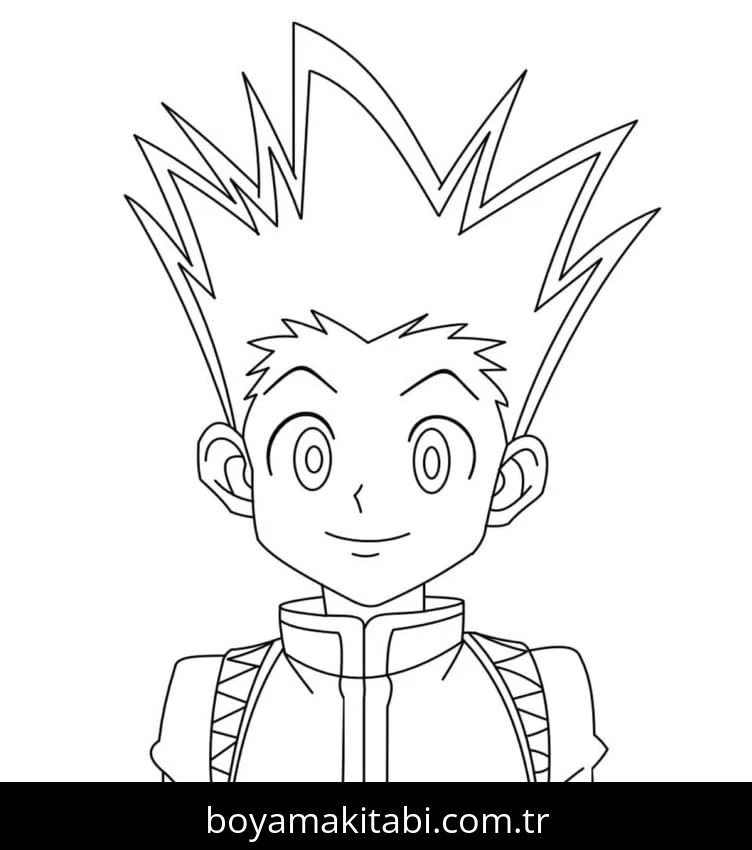 Hunter x Hunter boyama sayfası – ücretsiz yazdır, boyama etkinliği