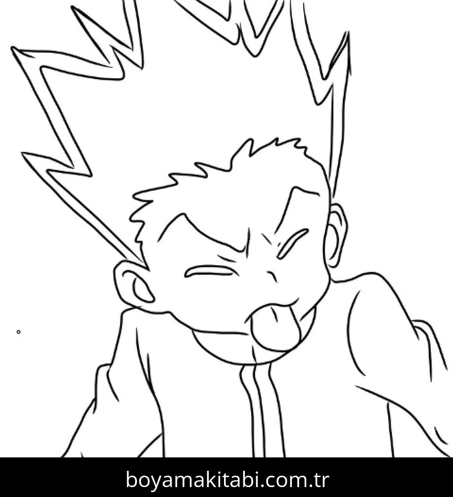 Hunter x Hunter boyama sayfası – evde etkinlik, ücretsiz yazdır