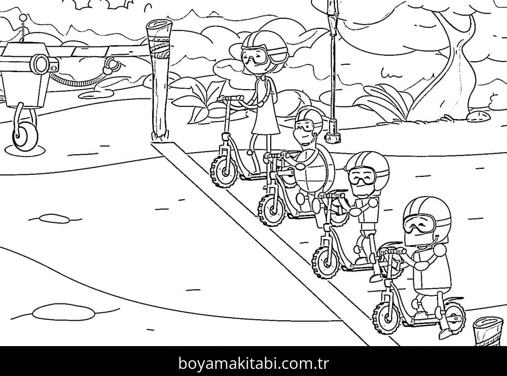 İbi boyama sayfası – yaratıcılık, eğlenceli etkinlik