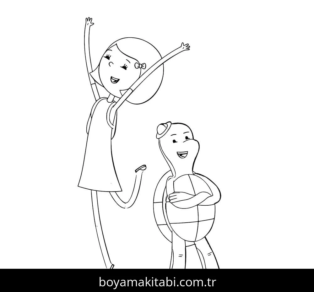 İbi boyama sayfası – kolay boyama, eğitici aktivite