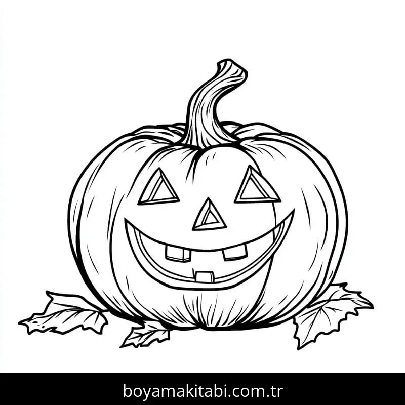 Kabak boyama sayfası – renkli çizimler, okul öncesi