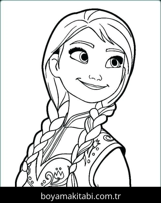 Frozen (Karlar Ülkesi) boyama sayfası – boyama çalışması, yaratıcılığı geliştirir