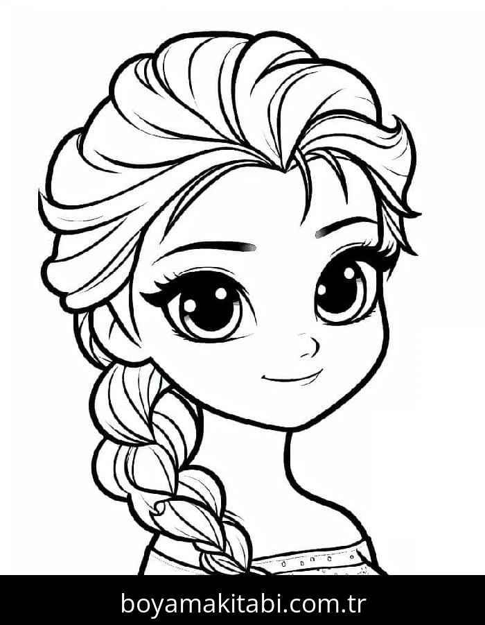Frozen (Karlar Ülkesi) boyama sayfası – boyama etkinliği, çocuk aktivitesi