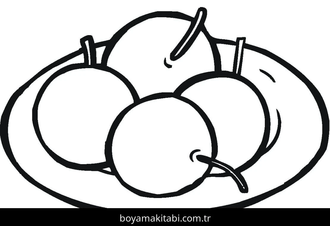 Kiraz boyama sayfası – sevimli karakter, sanatsal çalışma