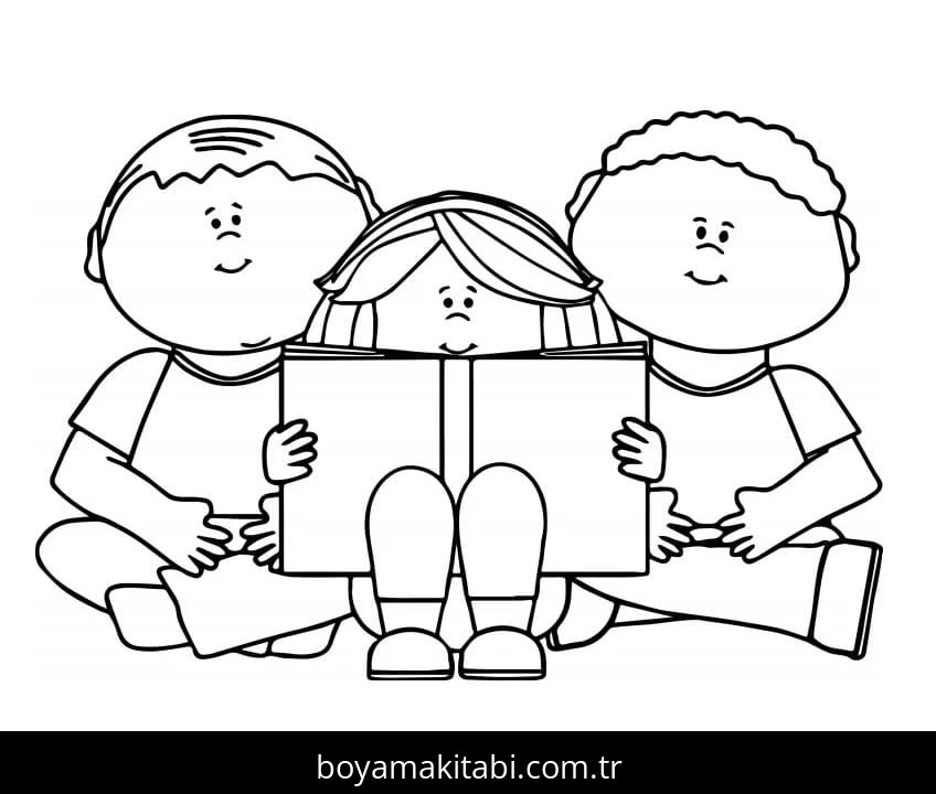 Kitap boyama sayfası – eğlenceli etkinlik, el becerilerini geliştirir