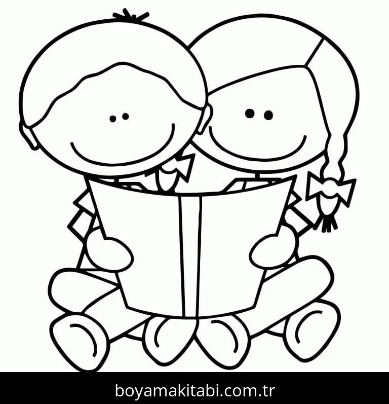 Kitap boyama sayfası – yaratıcılığı geliştirir, keyifli zaman