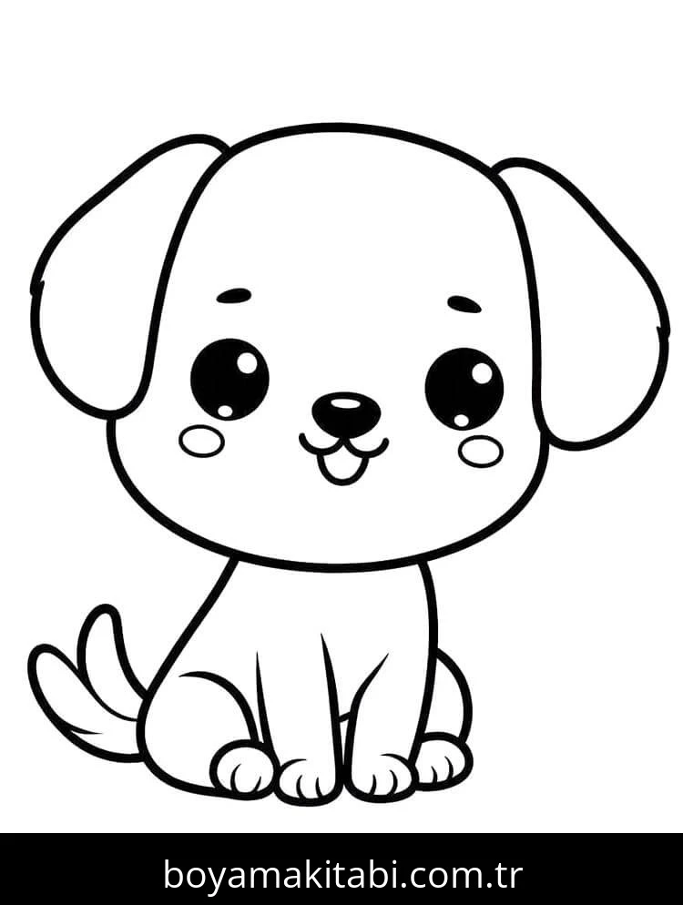 Köpek boyama sayfası #697 – yaratıcılığı geliştirir, keyifli zaman