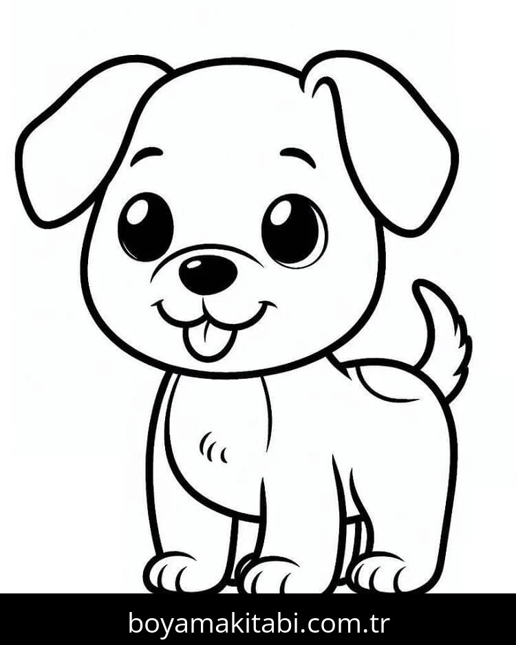 Köpek boyama sayfası #699 – boyama etkinliği, çocuk aktivitesi