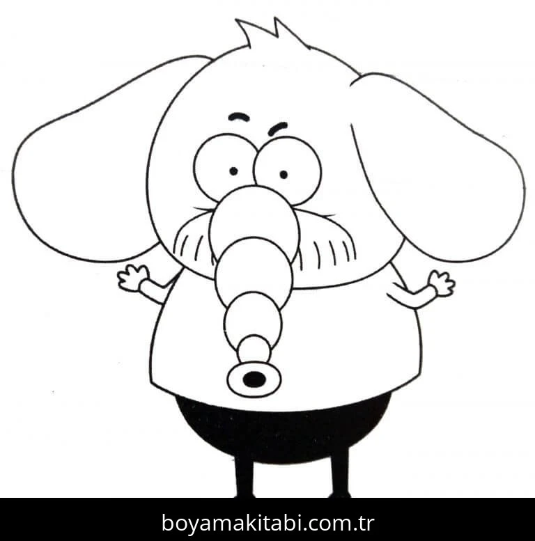 Kral Şakir boyama sayfası – kolay boyama, eğitici aktivite