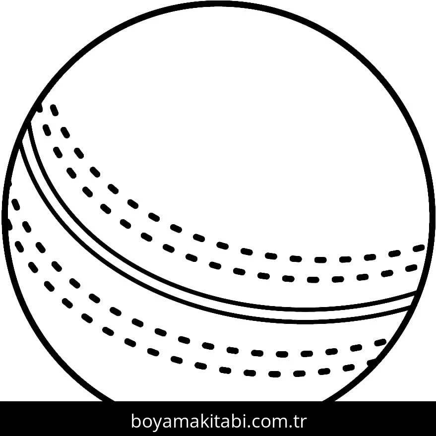 Kriket Sporu boyama sayfası – yaratıcılık, eğlenceli etkinlik