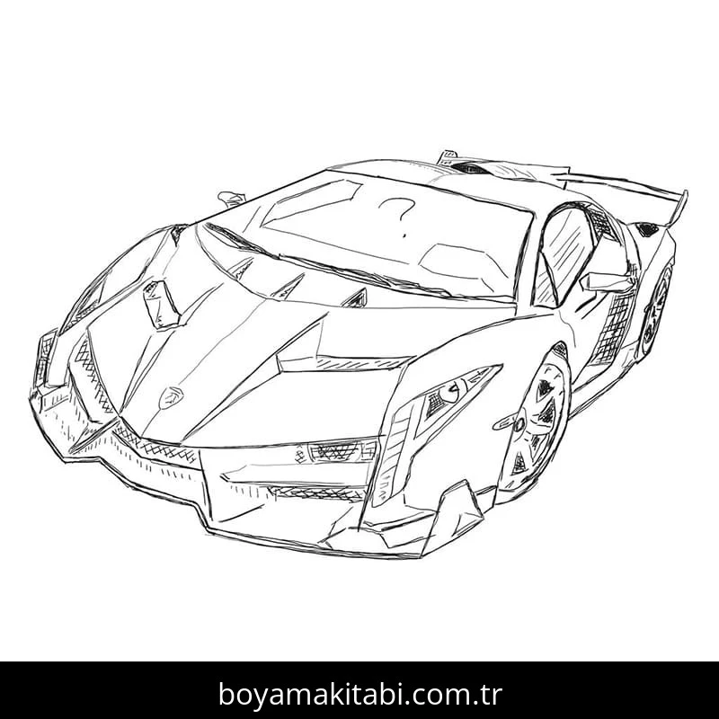 Lamborghini Boyama