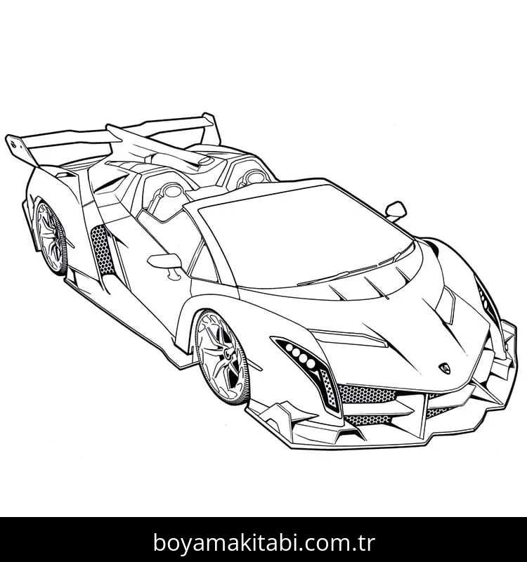 Lamborghini Boyama