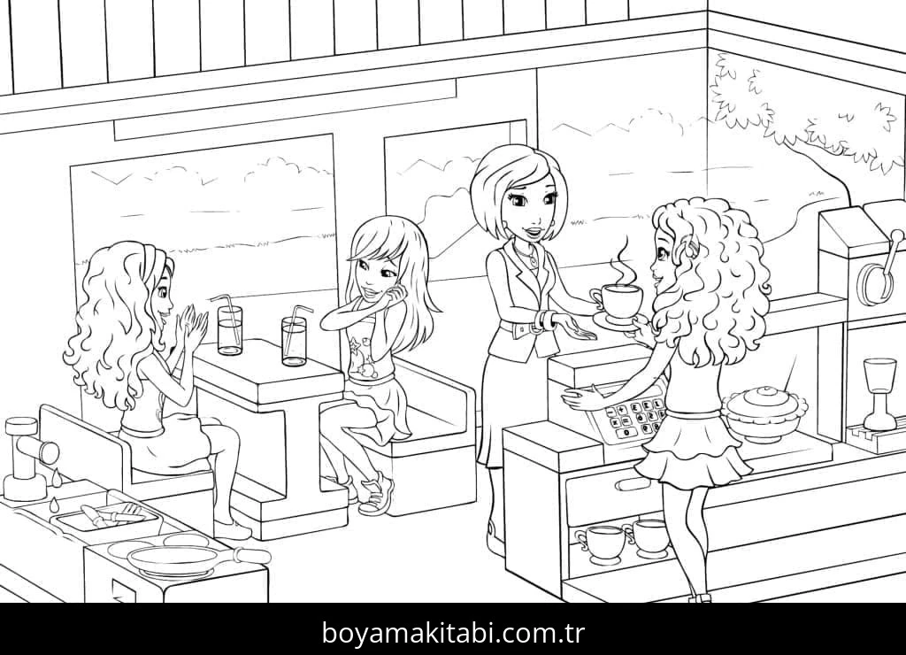 Lego boyama sayfası #121 – sınıf etkinliği, kolay indirilebilir