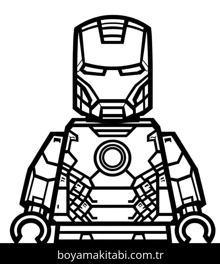 Lego boyama sayfası #142 – okul öncesi, evde etkinlik