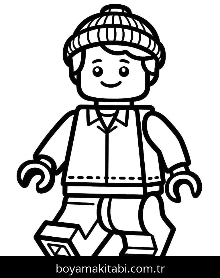 Lego boyama sayfası #146 – eğitici aktivite, yaratıcılık